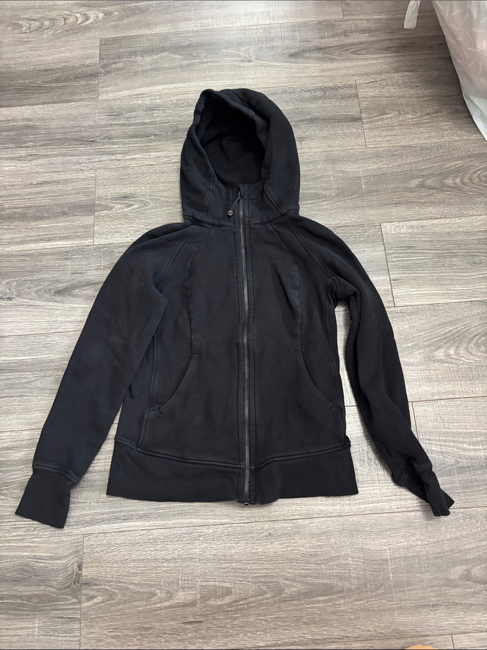 lululemon black scuba full zip